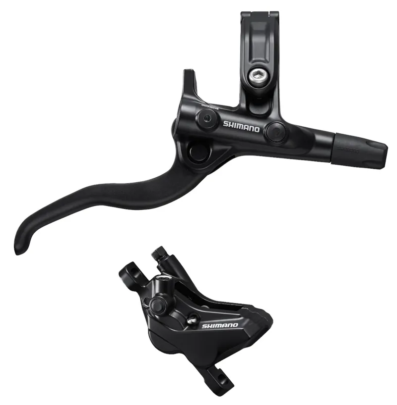 Shimano Deore M4100/MT420 Bled Brake Lever/Post Mount 4 pot Caliper Black-1