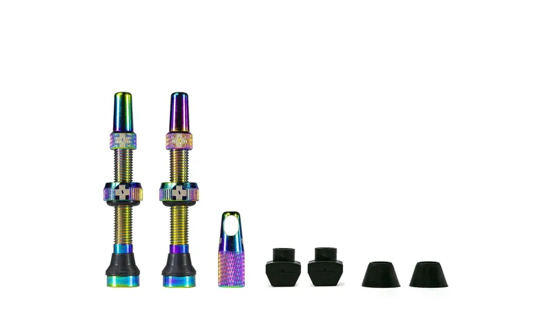 Muc-Off Tubeless Valve Kit Iridescent Fits Road and Mountain 44mm for sale online