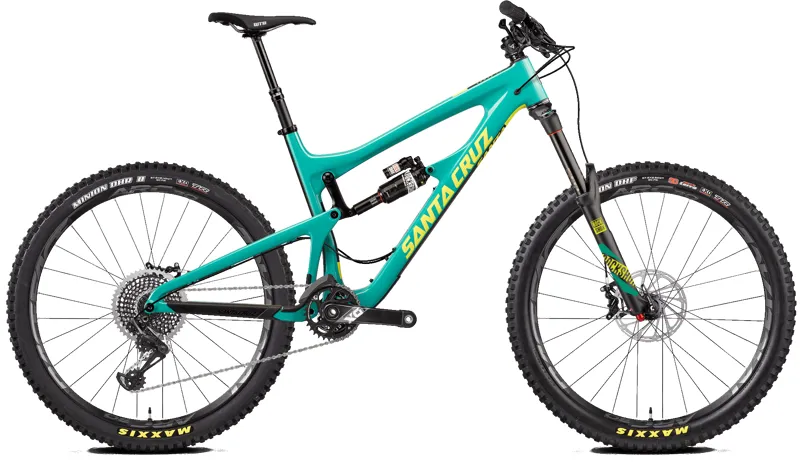Santa Cruz Nomad CC X01 27.5 Mountain Bike 2017 Emerald/Yellow
