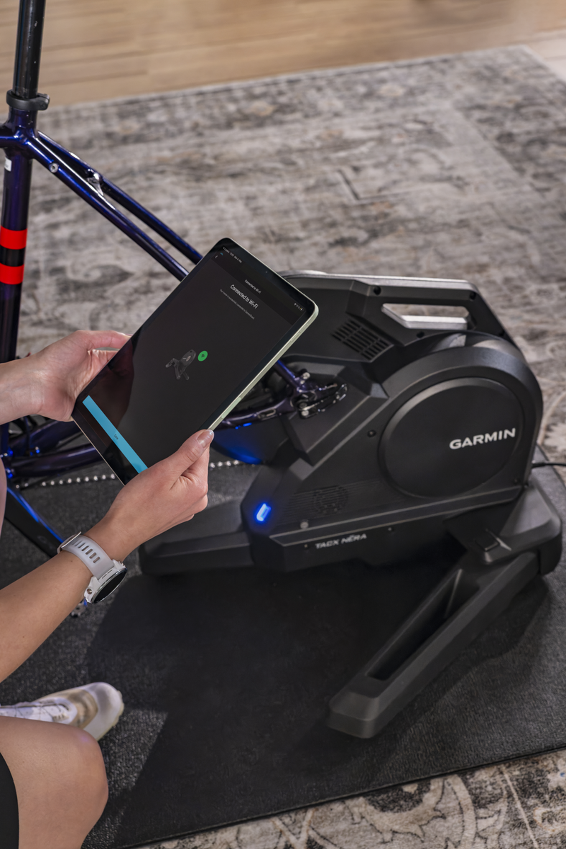 Garmin Tacx Nera Indoor Smart Trainer; Built-in Wi-Fi&reg; Technology