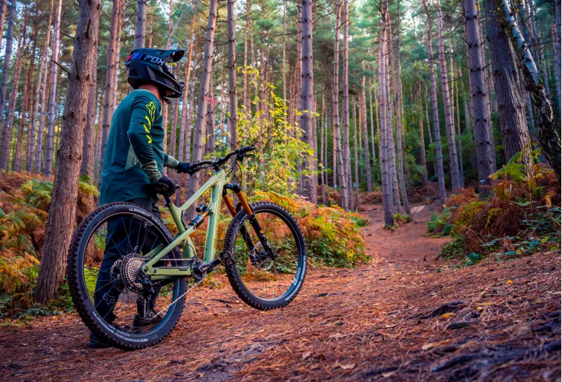 NukeProof Mega 290 Factory 29er Mountain Bike 2021 Artichoke Green-3