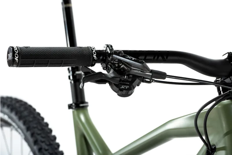 Nukeproof Mega 275 Factory Carbon Mountain Bike 2019 Green/Orange-7