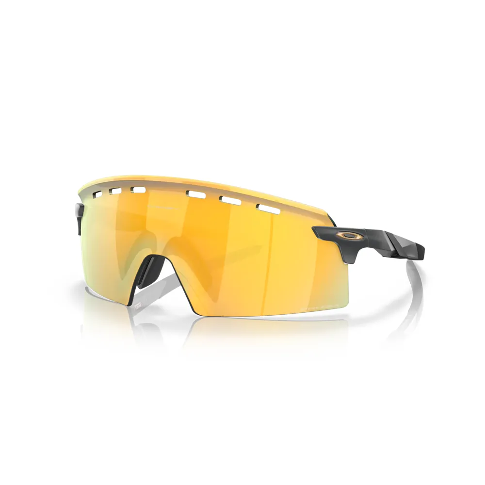 Image of Oakley Encoder Strike Vented Sunglasses Matte Carbon/Prizm 24k