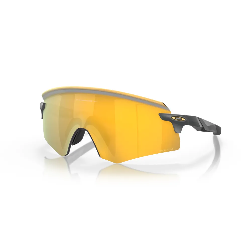 Image of Oakley Encoder Sunglasses Matte Carbon/Prizm 24K