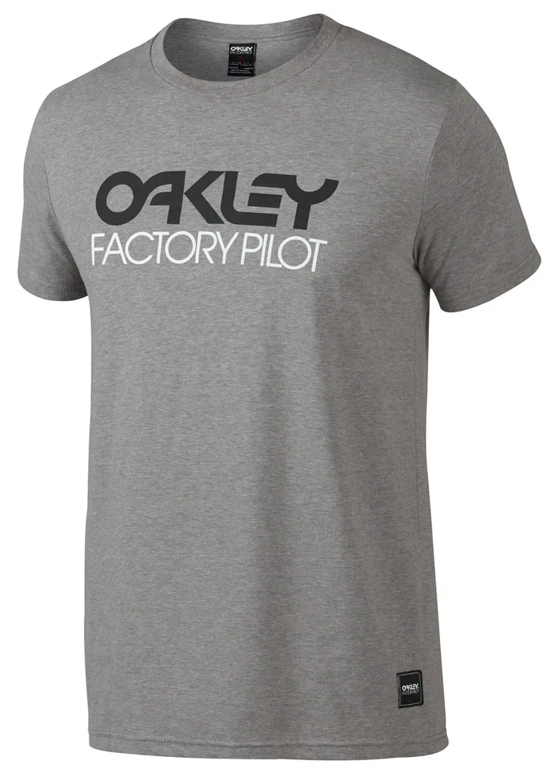 Oakley Factory Pilot Logo T-Shirt Grey