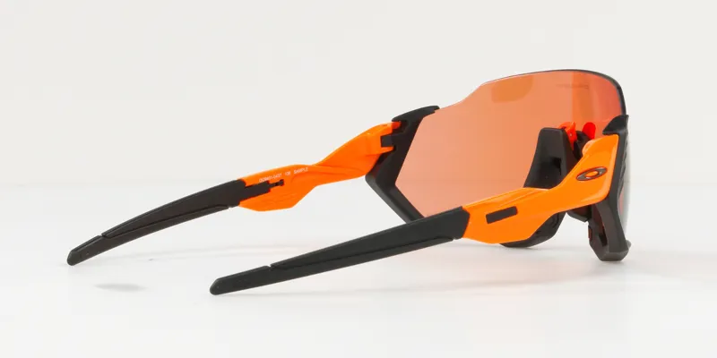 Oakley Flight Jacket Sunglasses Neon Orange/Prizm Trail-9