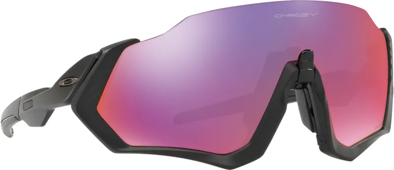 Oakley Flight Jacket Sunglasses Polished Black/Prizm Road-12
