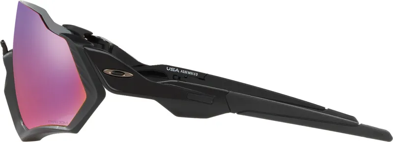 Oakley Flight Jacket Sunglasses Polished Black/Prizm Road-4