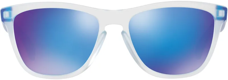 Oakley Frogskins Colorblock Sunglasses Matte Clear/Sapphire Iridium-1