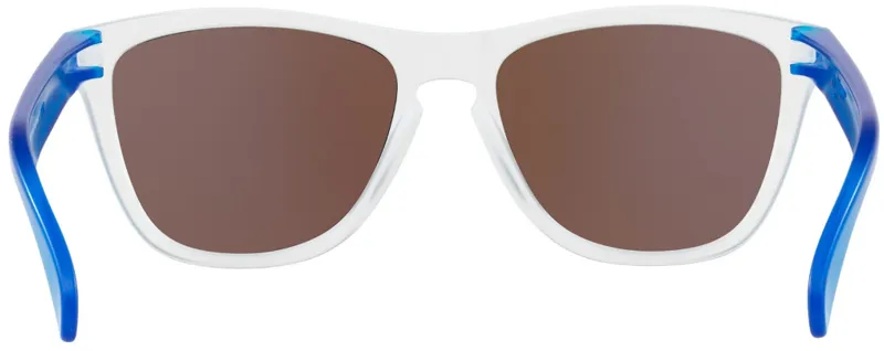 Oakley Frogskins Colorblock Sunglasses Matte Clear/Sapphire Iridium-2