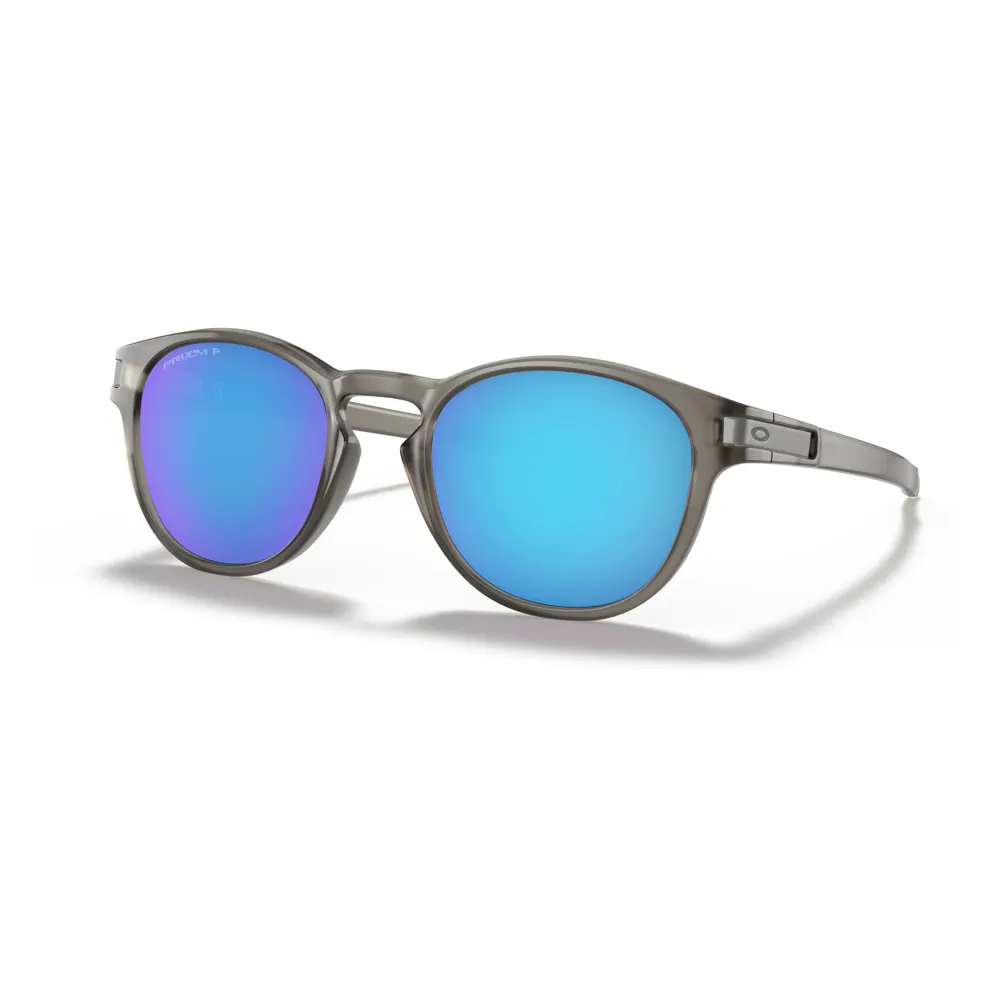 Oakley Oakley Latch Sunglasses Matt Grey Ink/Prizm Sapphire Polarized