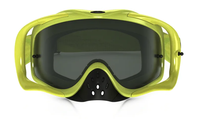 Oakley Crowbar MX Heritage Racer Goggles Green/Dark Grey-1