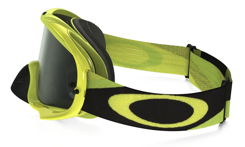 Oakley Crowbar MX Heritage Racer Goggles Green/Dark Grey-3