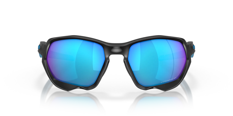 Oakley Plazma Sunglasses Matt Black/Prizm Sapphire Polarized-3