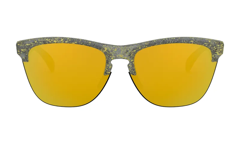 Oakley Frogskins Lite Sunglasses Splatter Crystal Black/24K Iridium-1