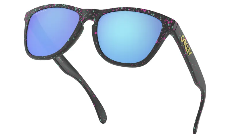 Oakley Frogskins Sunglasses Splatter Black Sapphire Prizm-7