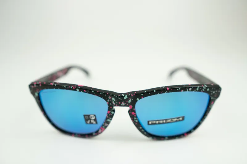 Oakley Frogskins Sunglasses Splatter Black Sapphire Prizm-5