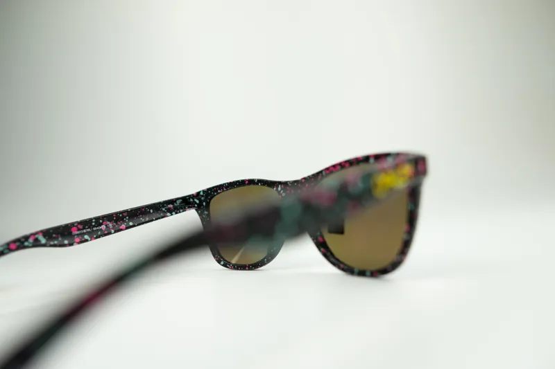 Oakley Frogskins Sunglasses Splatter Black Sapphire Prizm-8