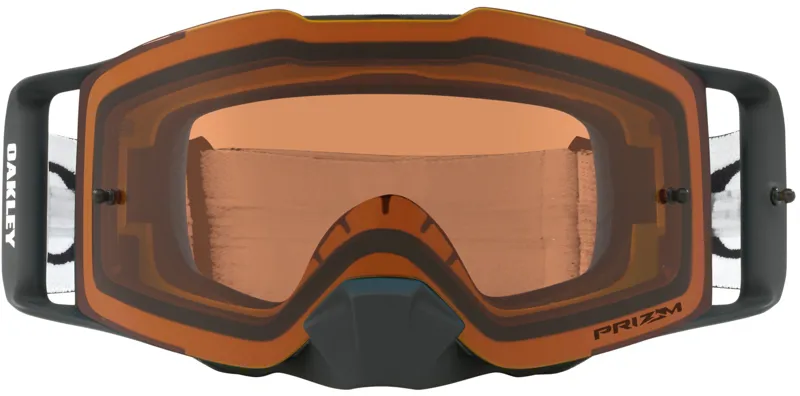 Oakley Frontline MX Goggles Matt Black/Prizm MX Bronze-1