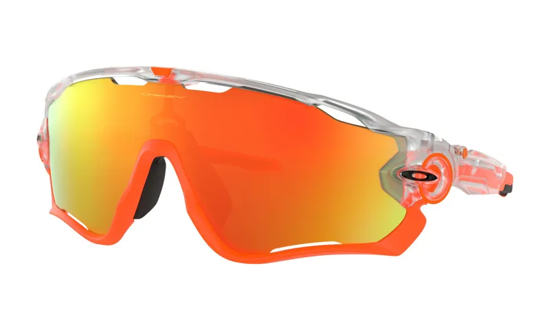 Oakley Jawbreaker Sunglasses Crystal Pop Fire Iridium-1