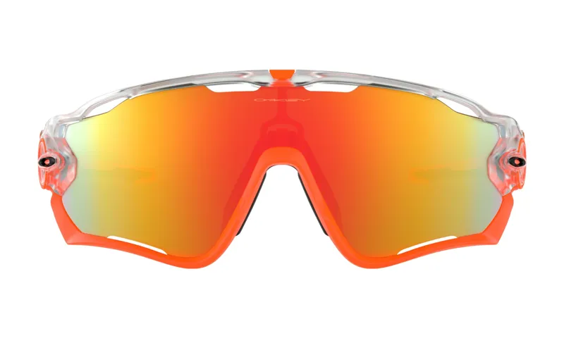 Oakley Jawbreaker Sunglasses Crystal Pop Fire Iridium-3
