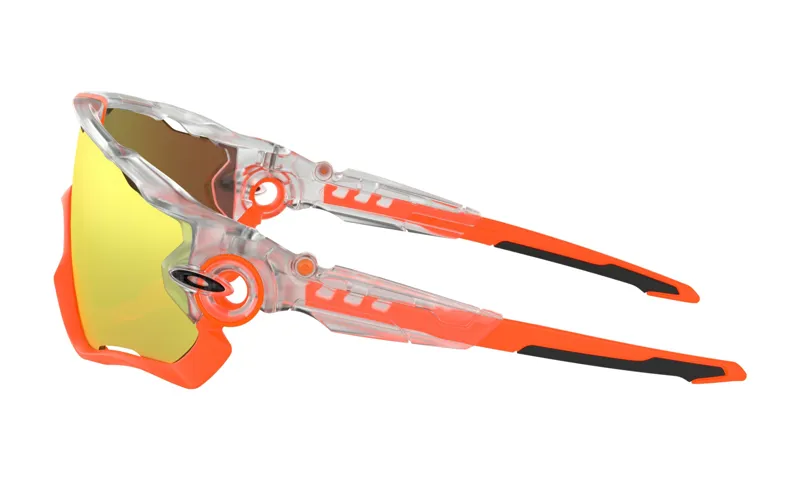 Oakley Jawbreaker Sunglasses Crystal Pop Fire Iridium-7