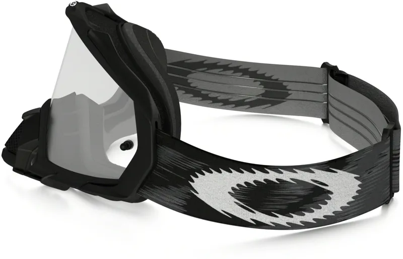 Oakley Mayhem Pro MX Goggles Black/Clear-3