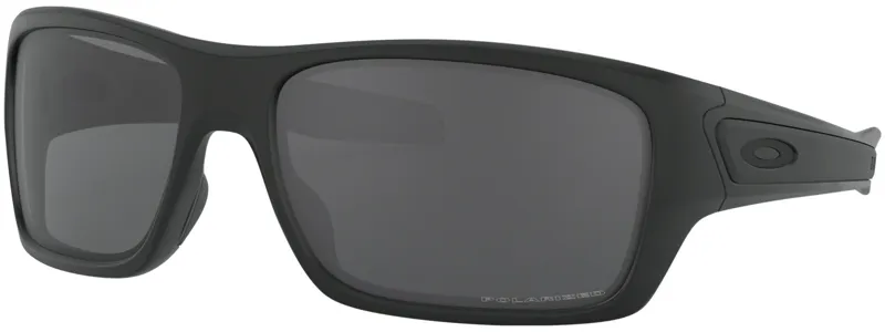 Oakley Turbine Sunglasses Matte Black/Grey Polarized