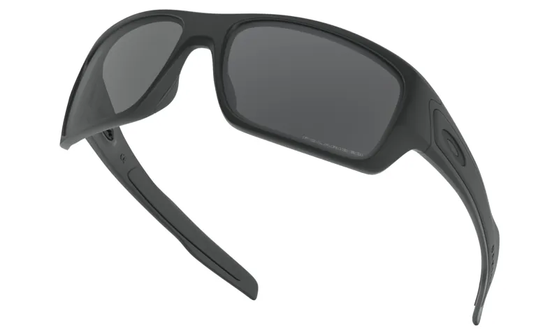 Oakley Turbine Sunglasses Matte Black/Grey Polarized-4