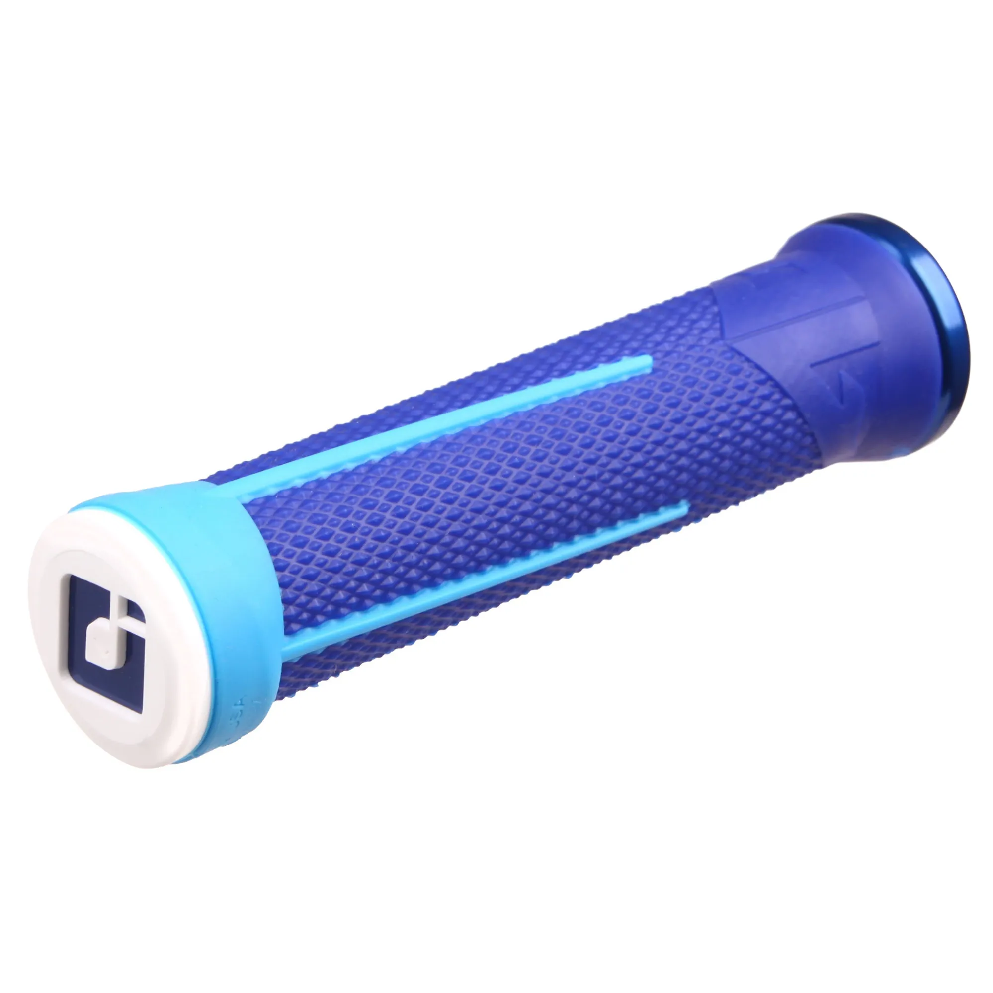 ODI AG1 MTB Lock On Grips 135mm Blue/Blue - Main Image