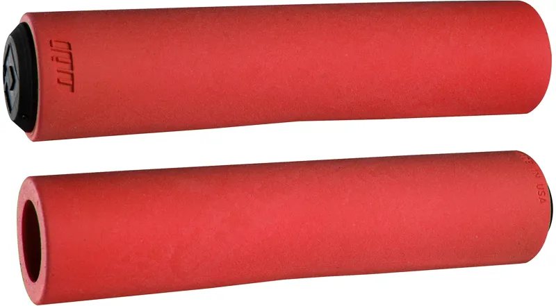 ODI Float F1-series Slip-On MTB/XC Race Handlebar Grips 130mm Red/Black-1