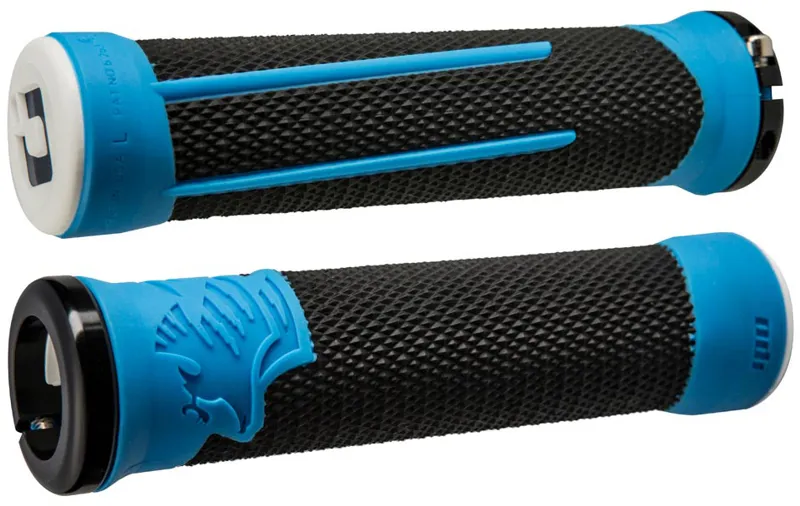 ODI AG2 Lock On Grips Black/Blue-1