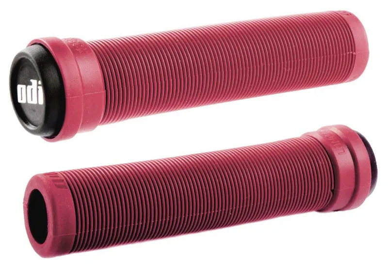 ODI Longneck Pro Soft BMX/Scooter Grips No Flange 135mm Drew Red