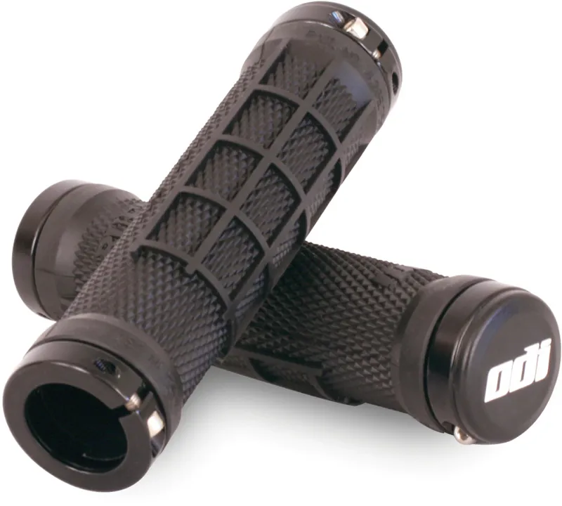 ODI Ruffian MX MTB Lock-On MTB handlebar Grips 130mm Black/Black-1