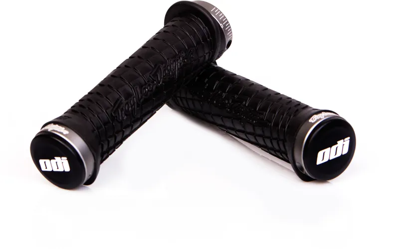 ODI Troy Lee Designs Lock-On MTB Handlebar Grips 130mm Black/Grey