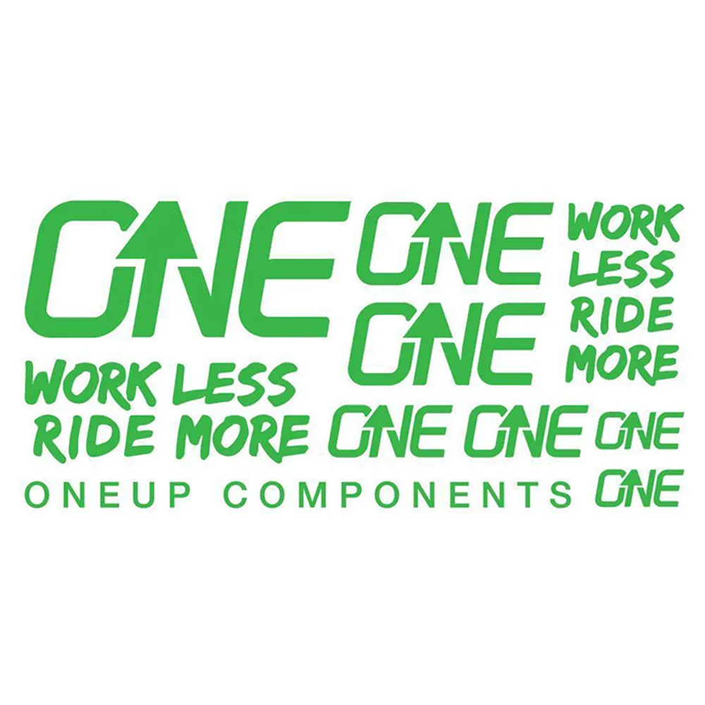 OneUp Components OneUp Handlebar Decal Kit Green