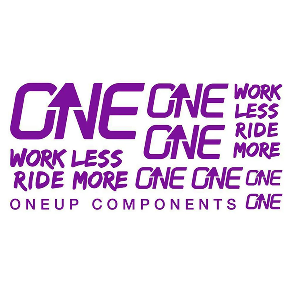 OneUp Components OneUp Handlebar Decal Kit Purple