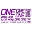 OneUp Handlebar Decal Kit Purple