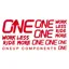 OneUp Handlebar Decal Kit Red