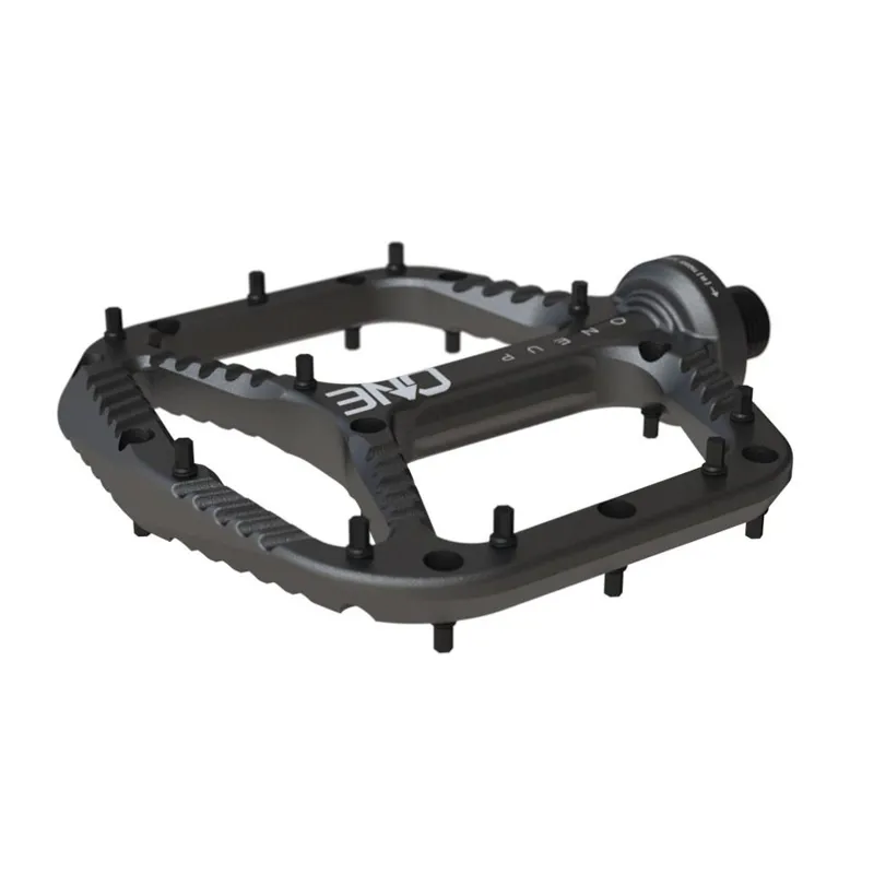 OneUp Flat Aluminium Pedals Black-2