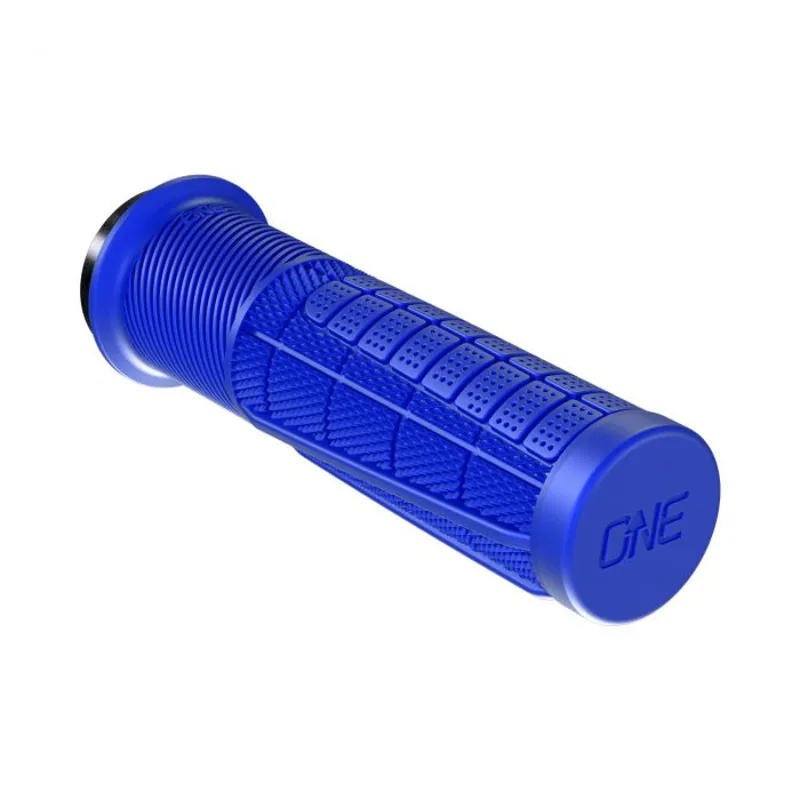 OneUp Components Thick Lock-On Grips Blue