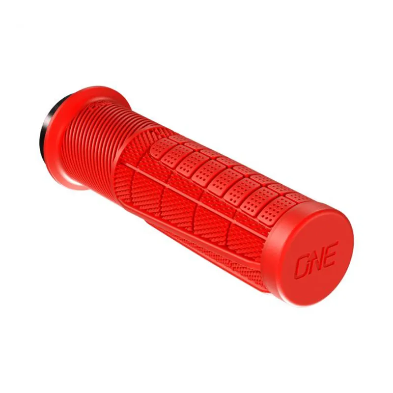 OneUp Components Thick Lock-On Grips Red