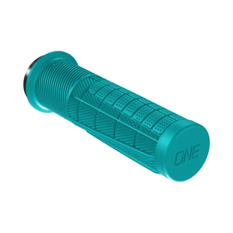 OneUp Components Thick Lock-On Grips Turquoise
