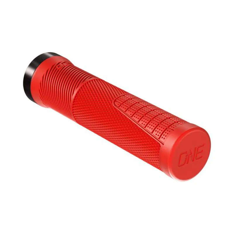 OneUp Components Thin Lock-On Grips Red