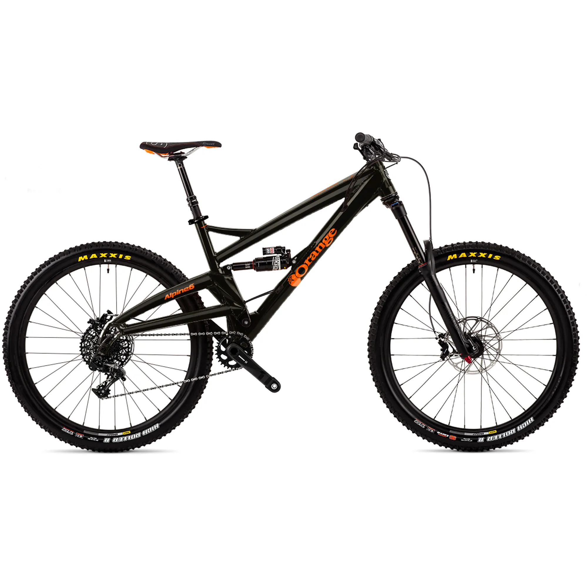 Orange Alpine RS Mountain Bike 2017 Jet Black - Main Image
