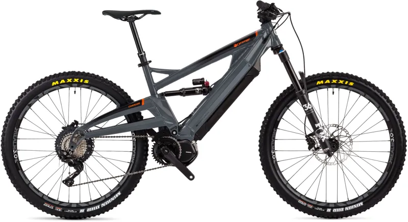 Orange Charger pro 27.5 Electric Bike Norlando Grey