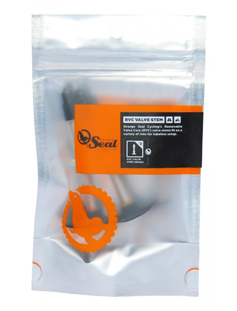Orange Seal Tubeless Valves