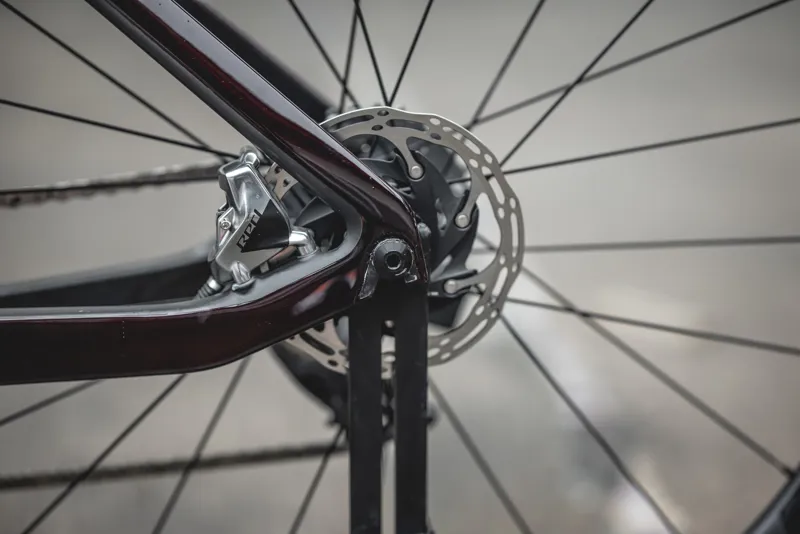 Ex Demo Orbea Orca Aero M11e Ltd 49cm Road Bike 2022 Red Wine Carbon Raw-7