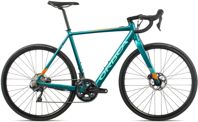 Orbea Gain D20 Ultegra Electric Bikes 2020 Turquoise/Gloss Orange