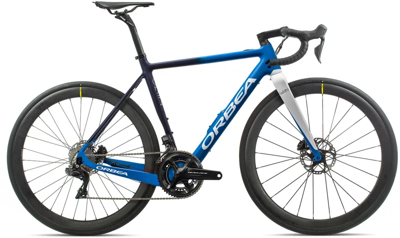 Orbea Gain M10i Carbon Electric Road Bike 2020 Matt Blue/White